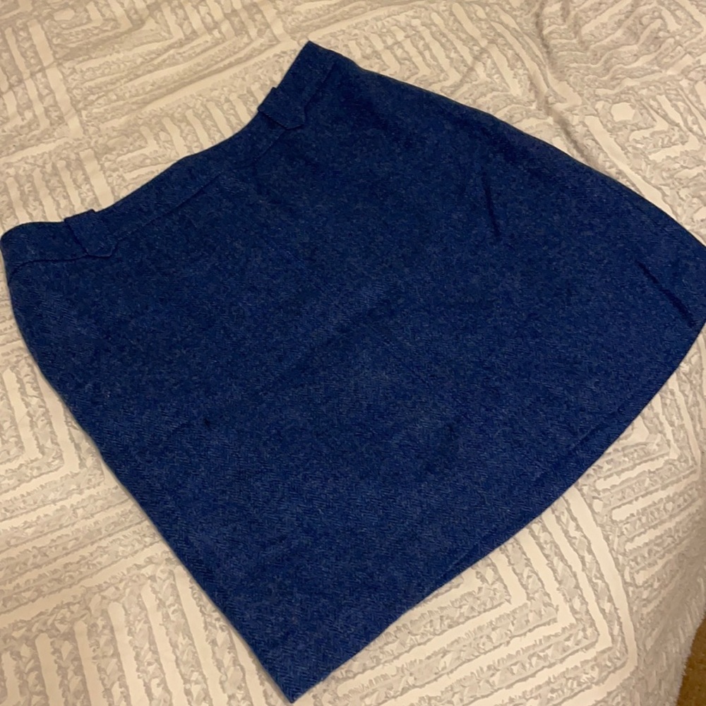 Royal Blue Mini Skirt